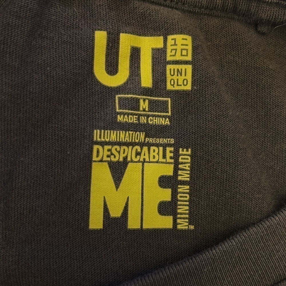 UT for Uniqlo Despicable Me Short Sleeve Crop T-Shirt  l SIZE M - Picture 6 of 7